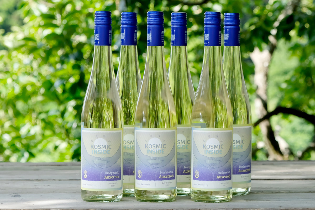 Kosmic Alchemy wine bottles - organic natural wine collection