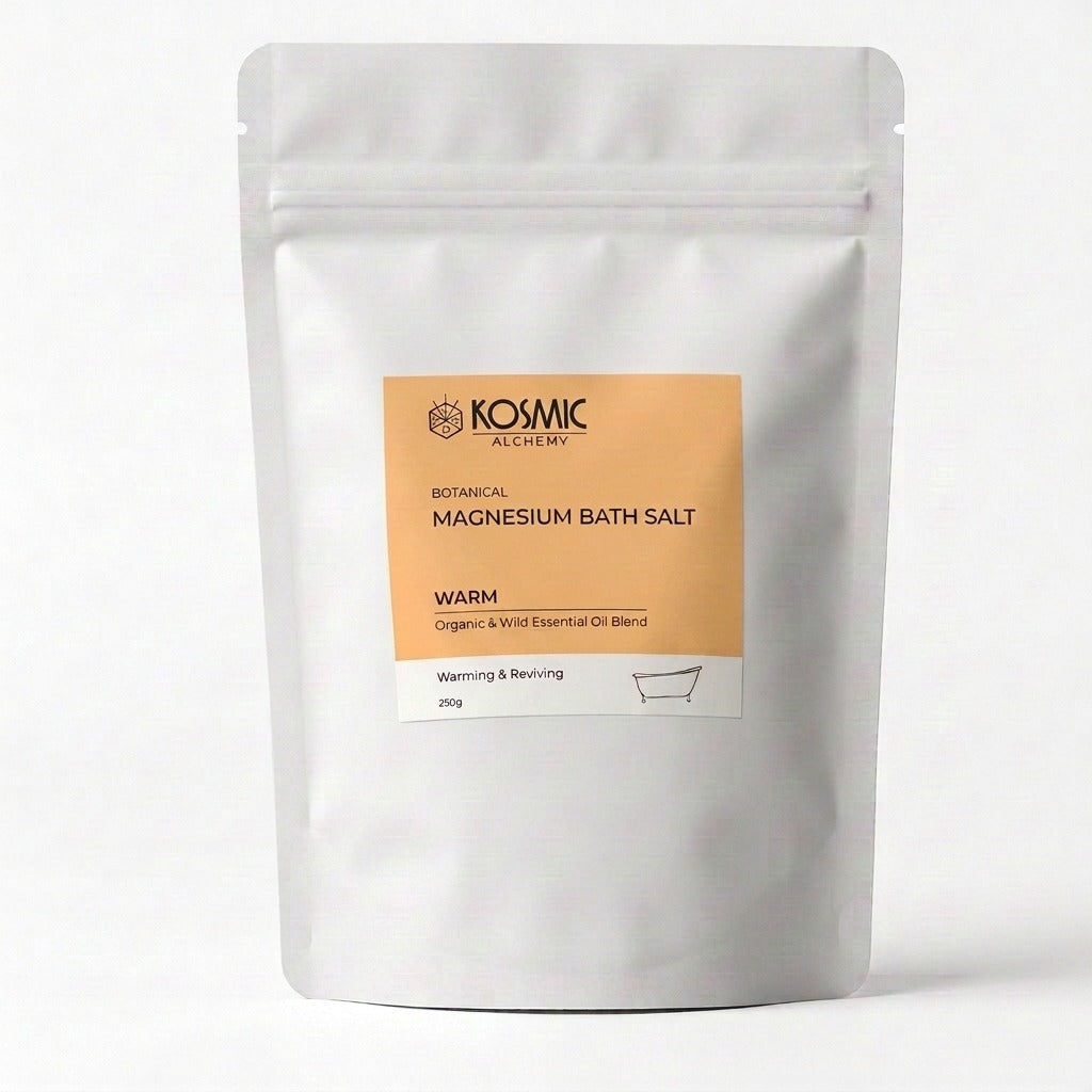 Kosmic Alchemy Botanical Magnesium Bath Salt Warm 250g