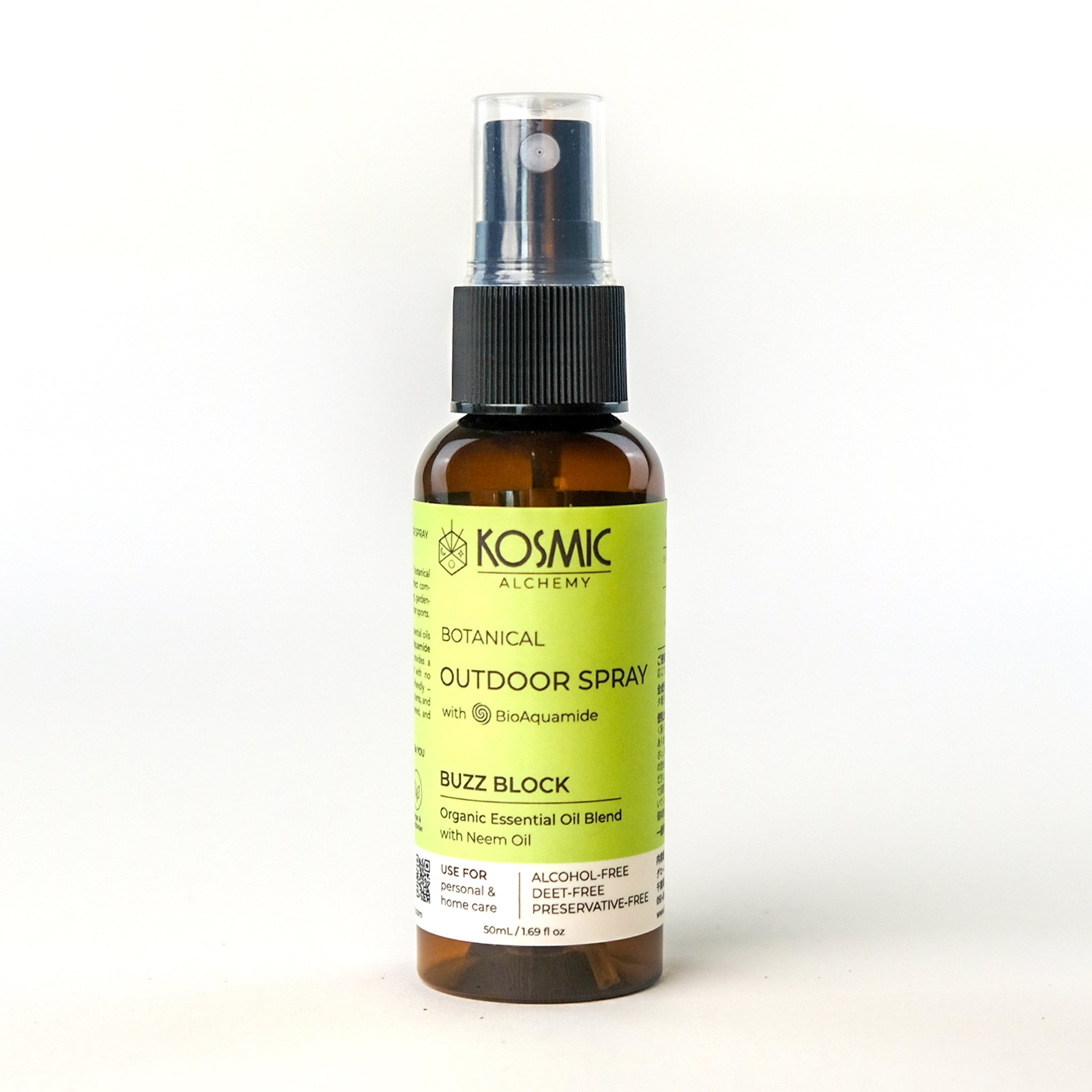 Aroma Outdoor Spray BuzzBlock (with Natural Essential Oils)