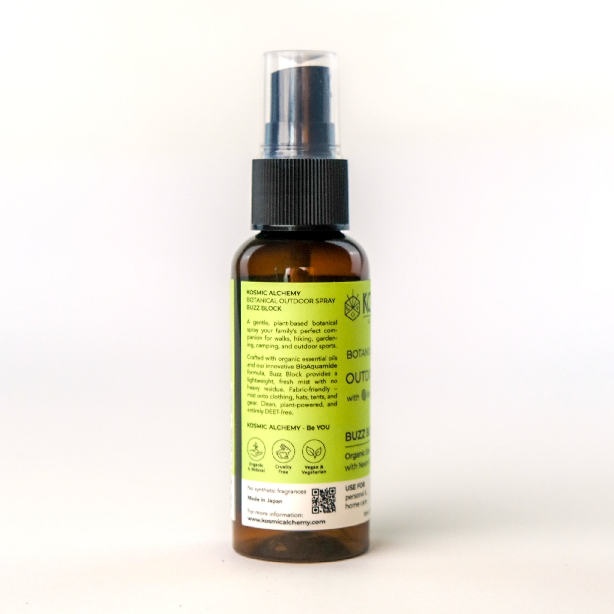 Aroma Outdoor Spray BuzzBlock (with Natural Essential Oils)