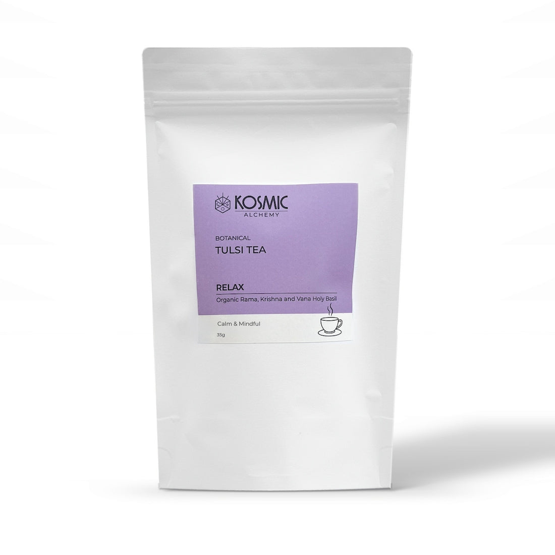 Kosmic Alchemy Botanical Tulsi Tea 35g pouch
