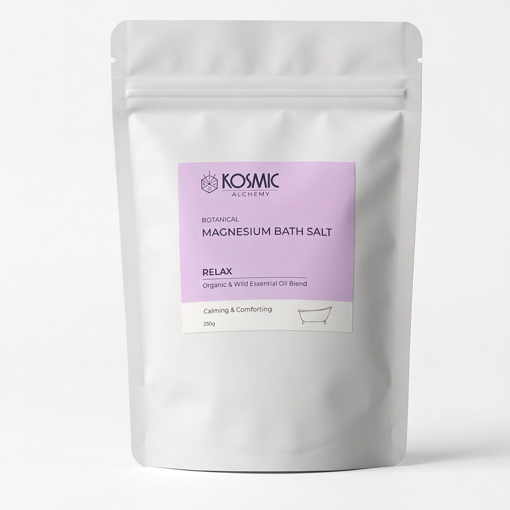 Kosmic Alchemy Botanical Magnesium Bath Salt Relax 250g