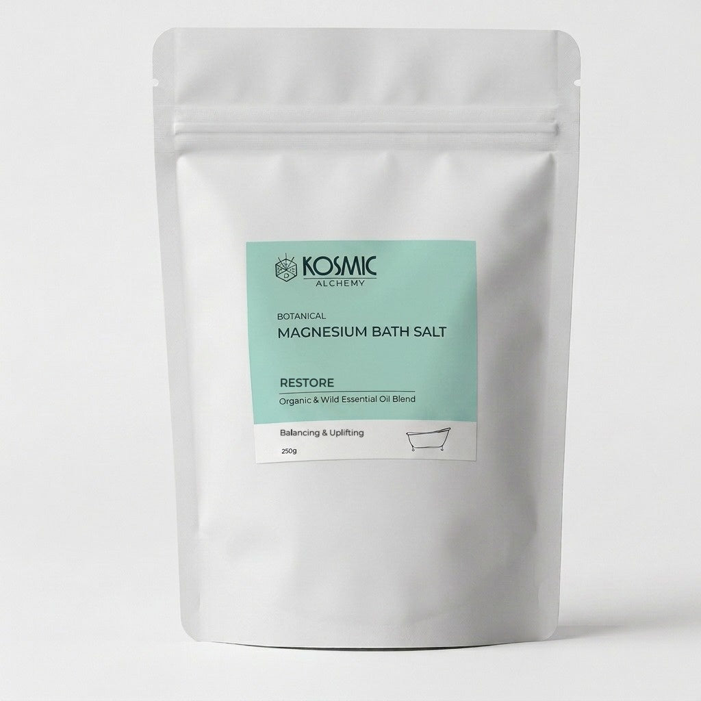 Kosmic Alchemy Botanical Magnesium Bath Salt Restore 250g