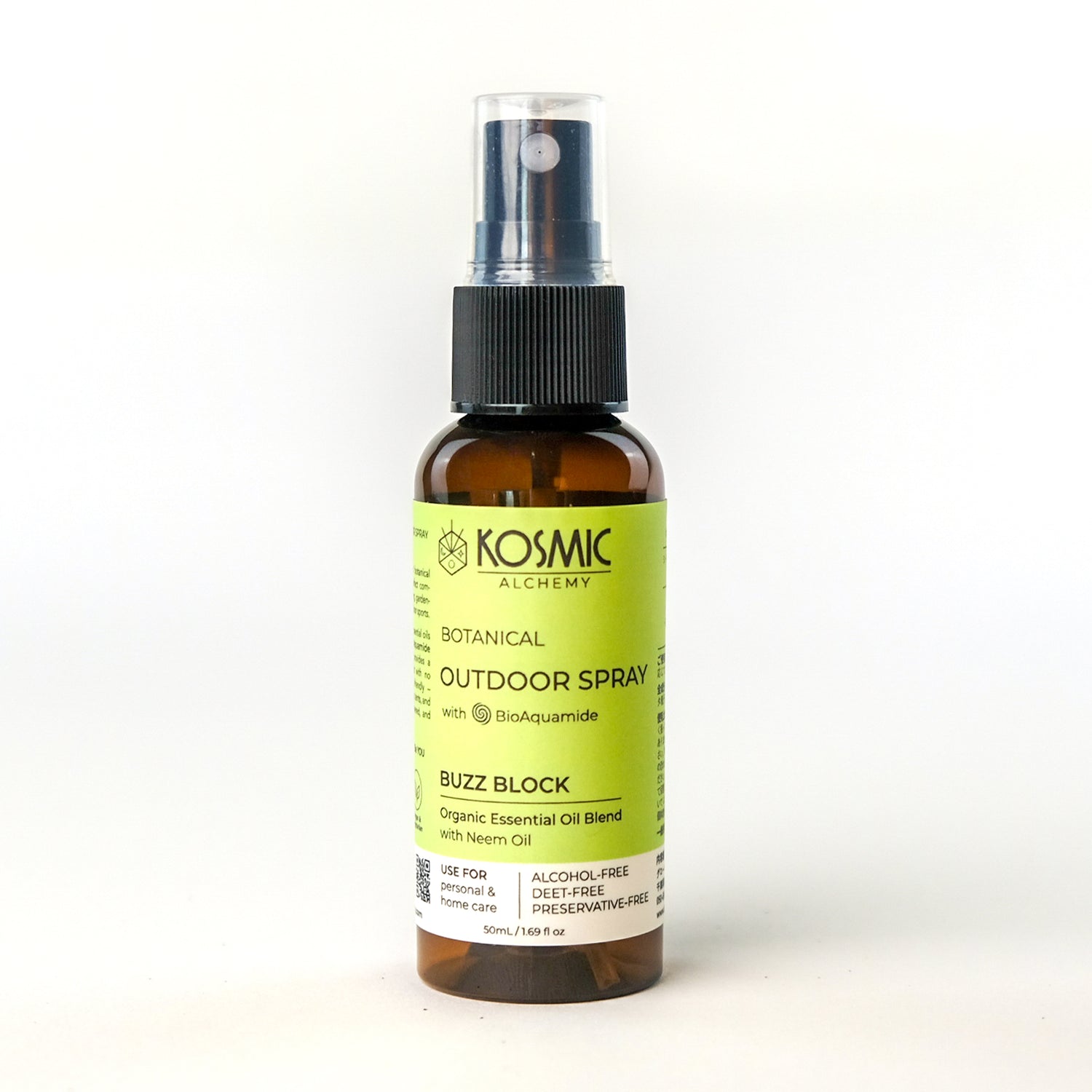 Aroma Outdoor Spray BuzzBlock (with Natural Essential Oils)