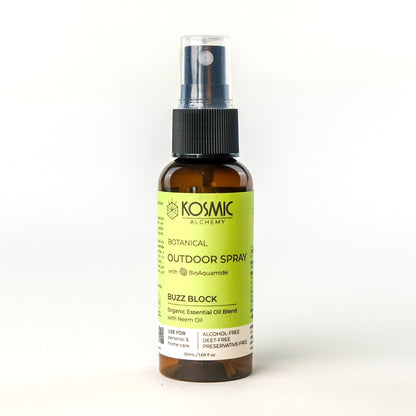 Aroma Outdoor Spray BuzzBlock (with Natural Essential Oils)