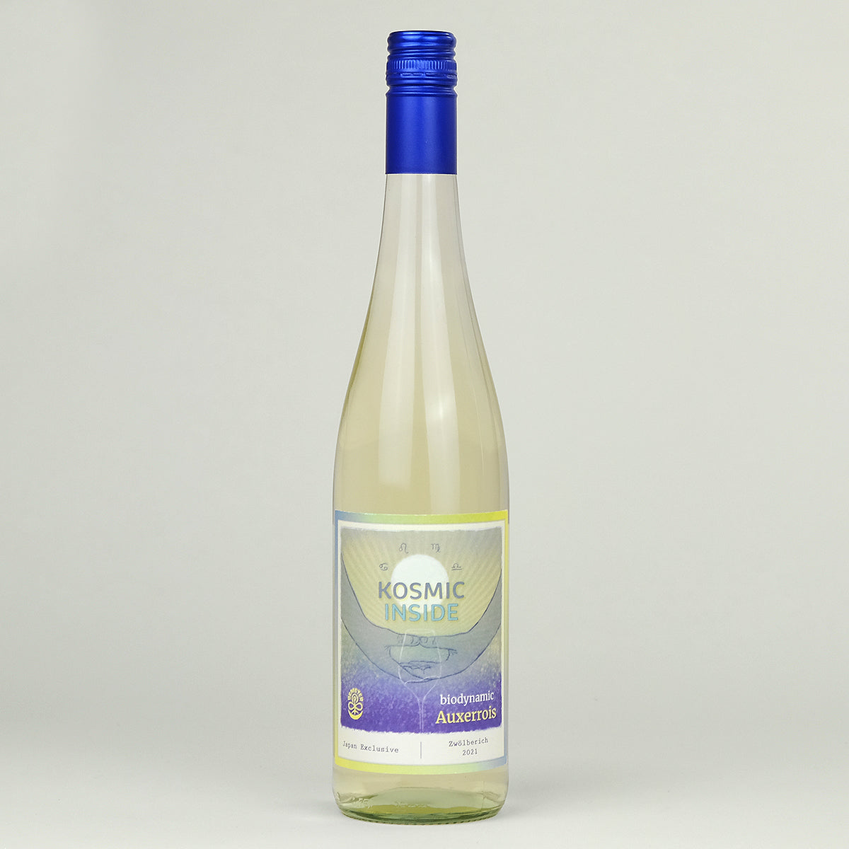 ビオワイン　（白）バイオダイナミック　デメター認証　Kosmic Alchemy biodynamic wine bottle - Auxerrois white wine