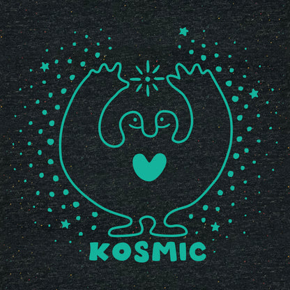 KOSMICオリジナルTシャツ正面 - Kosmic Alchemy recycled t-shirt front